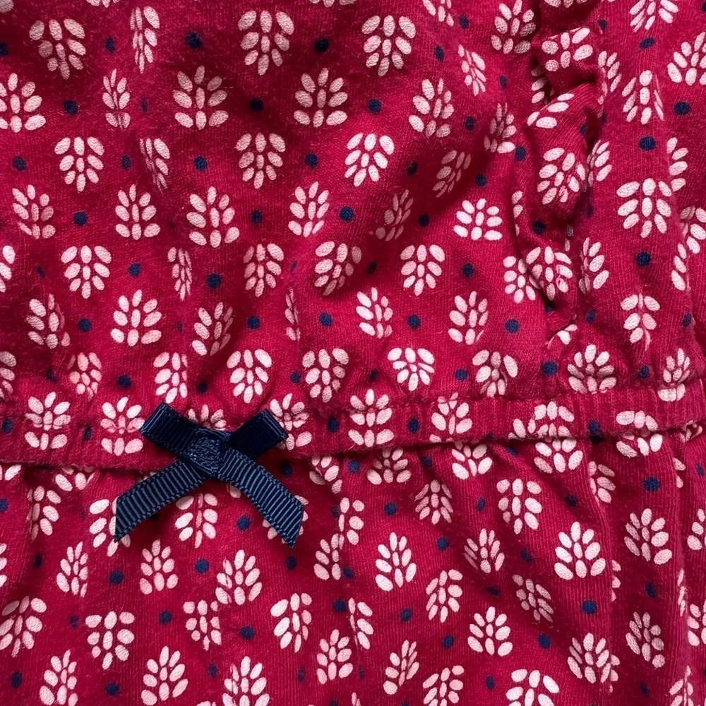 Carter's Red Jumpsuit Playful Polka Dot Design